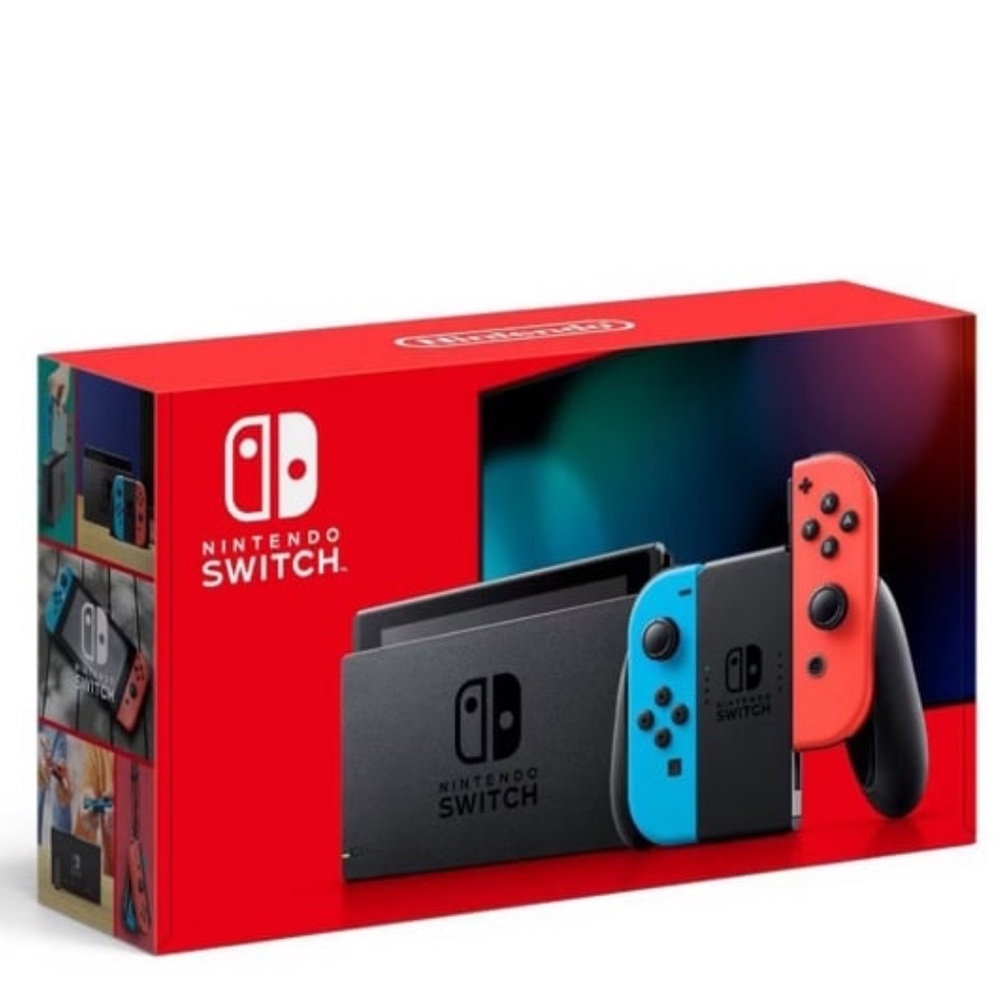 Nintendo Switch with Neon Blue and Neon Red Joy-Con Bundle deal !!!!